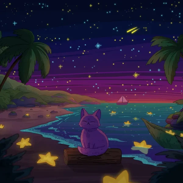 Sea of Stars 2 album cover by Purrple Cat